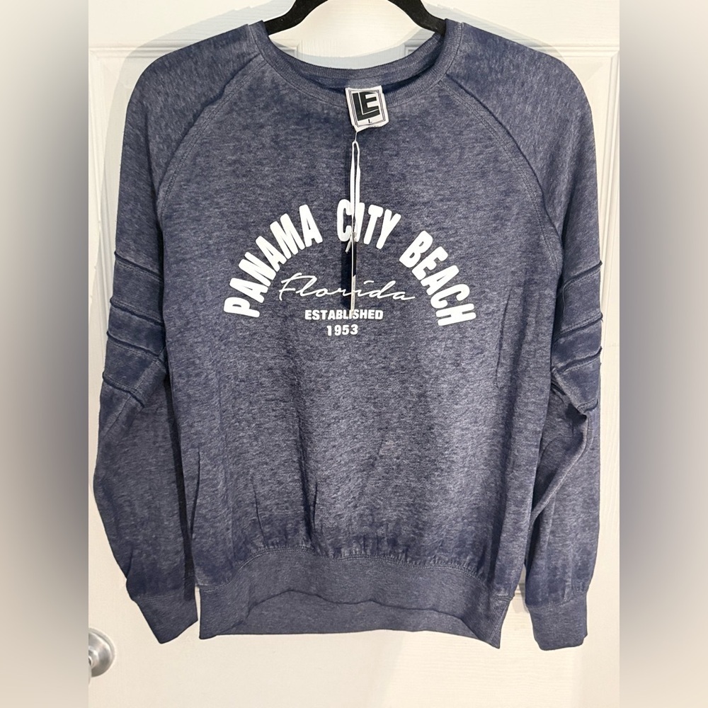 NWT Panama City Beach Sweatshirt Sz L